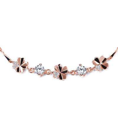 Bracciale Fiore di Primavera placcato in Oro Rosa