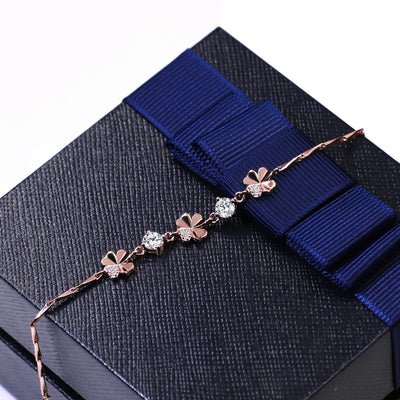 Bracciale Fiore di Primavera placcato in Oro Rosa