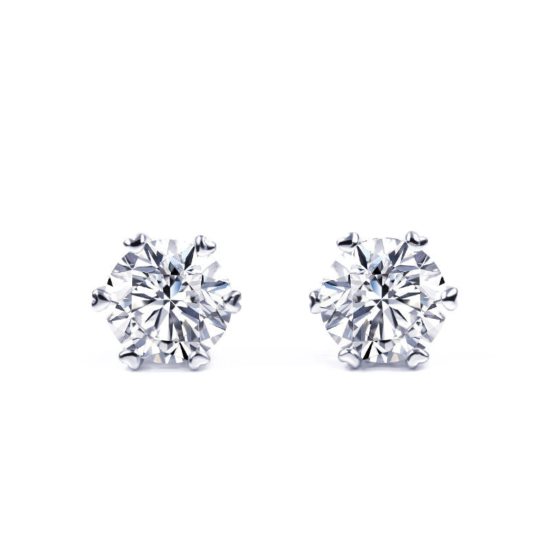 Orecchini in Argento Taglio Ovale