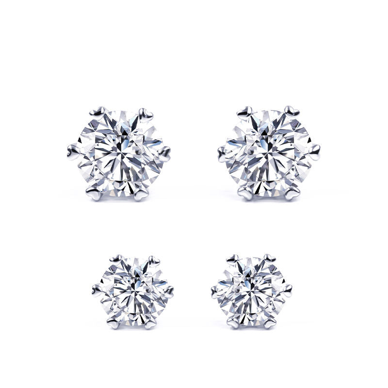 Orecchini in Argento Taglio Ovale