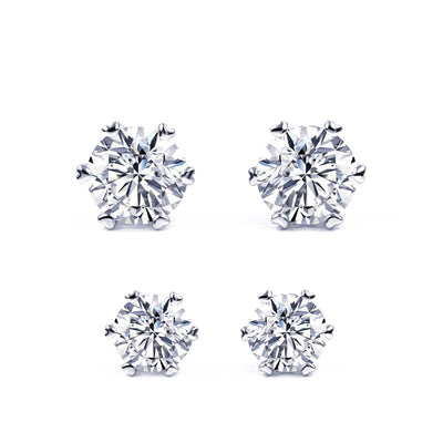 Orecchini in Argento Taglio Ovale
