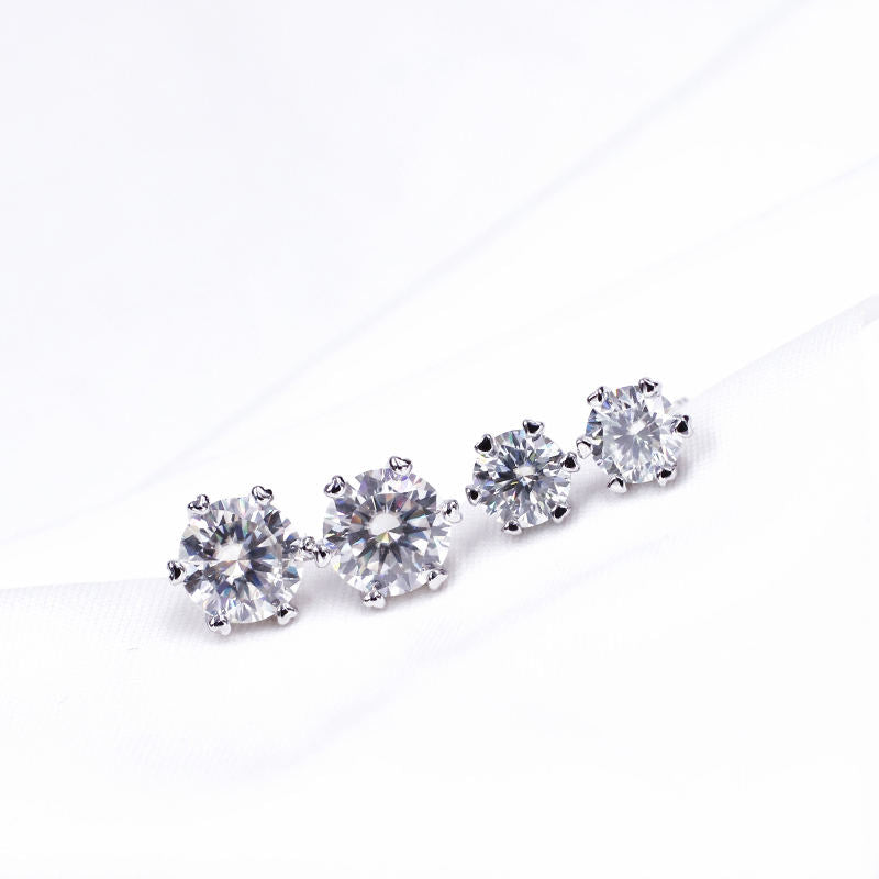 Orecchini in Argento Taglio Ovale