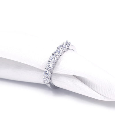 Anello in Argento 925 con Zirconia Cubica Taglio Brillante