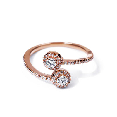 Anello in Argento 925 Placcato in oro 14k
