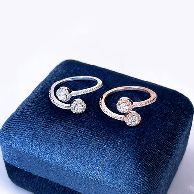 Anello in Argento 925 Placcato in oro 14k