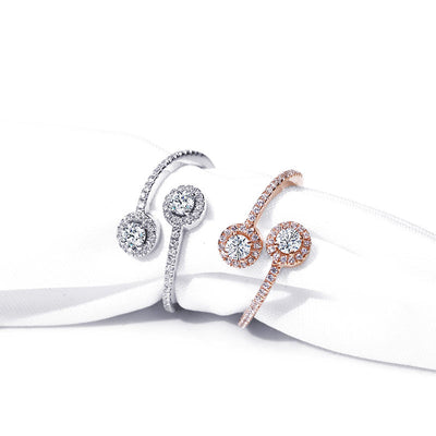 Anello in Argento 925 Placcato in oro 14k