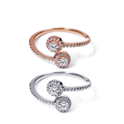 Anello in Argento 925 Placcato in oro 14k
