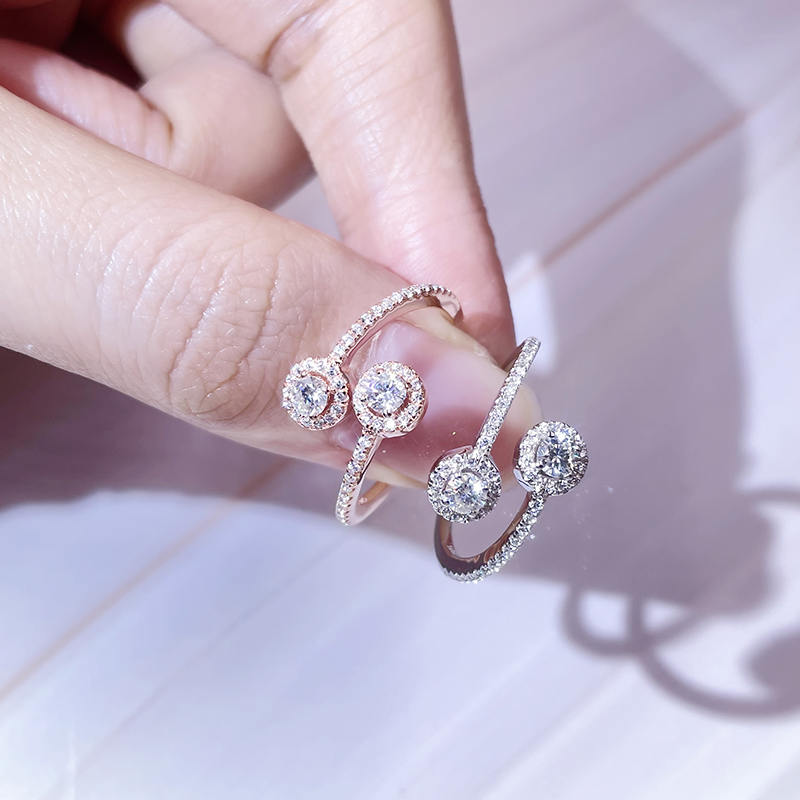 Anello in Argento 925 Placcato in oro 14k